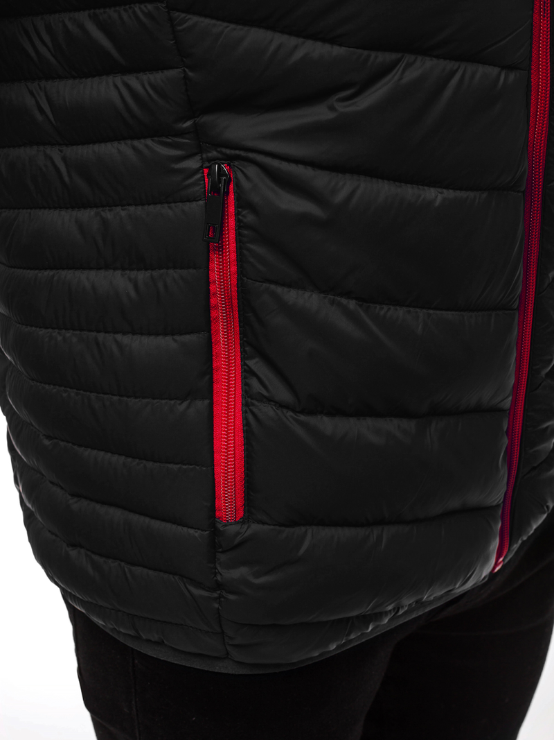 Мъжко яке черна OZONEE JB/JP1137Z