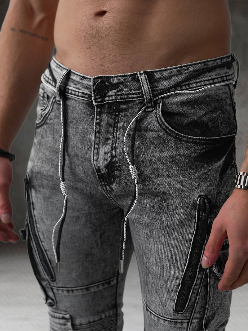 Мъжки дънки графитно OZONEE O/E10017