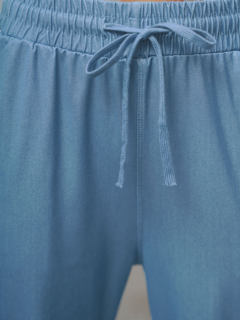 Джинсови панталони дамски синьо OZONEE O/HGM6610