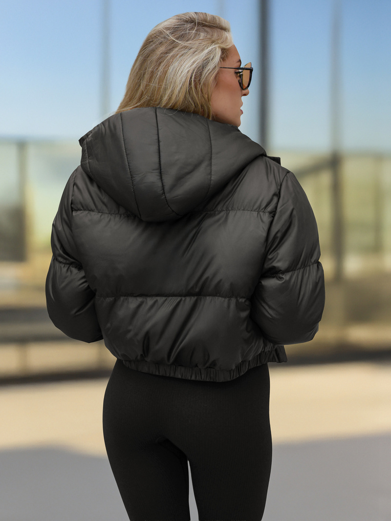 Дамско яке черно OZONEE JS/5M3260/392Z