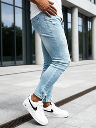 Мъжки дънки светлосиньо OZONEE DO/2860