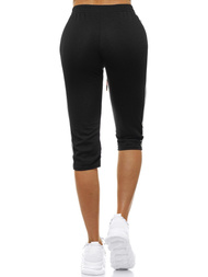 Дамски долнища на анцуг черни OZONEE JS/1021/B1