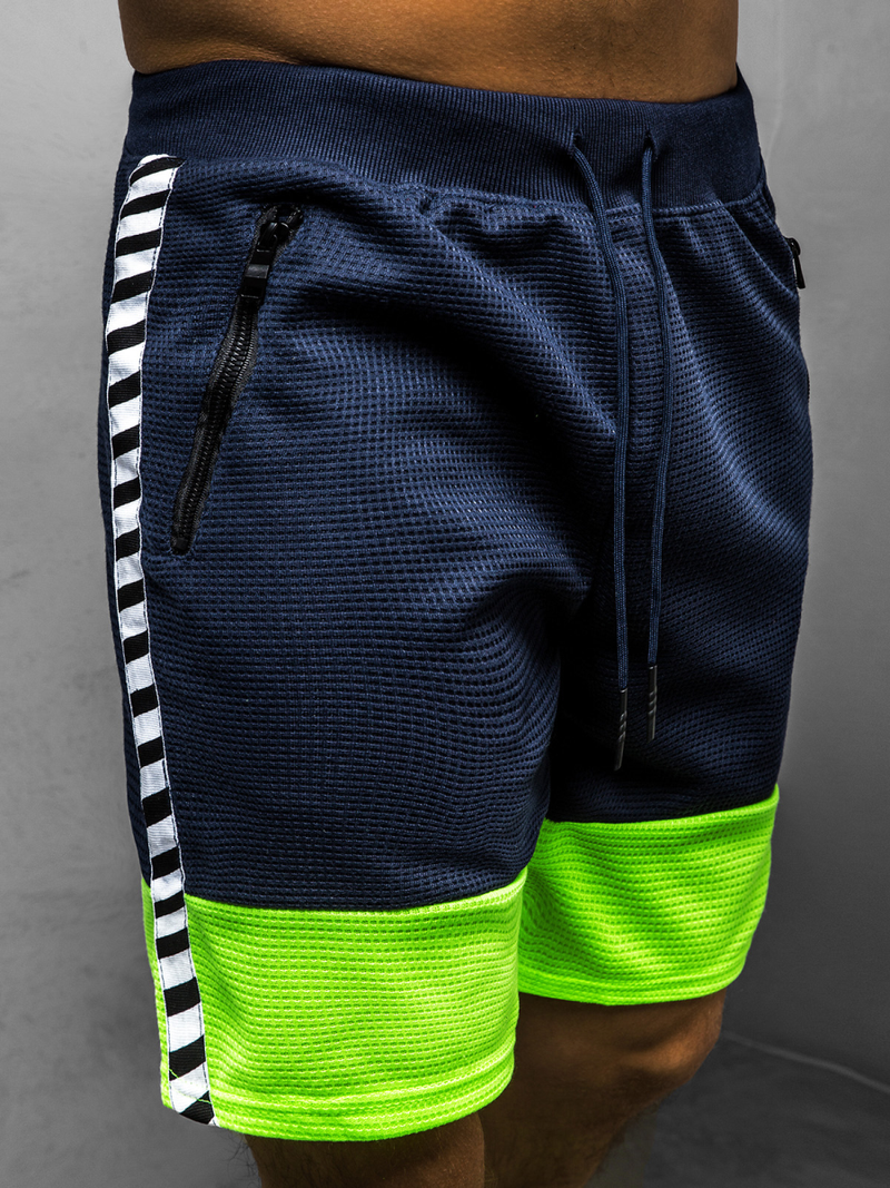 Мъжки панталонки тъмносиньо OZONEE JS/KS2525Z