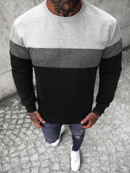 Мъжки суитшърт черен OZONEE JS/Y20010