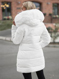 Дамско яке бял OZONEE JS/16M9099/281Z