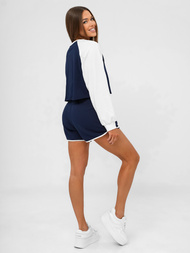 Дамски анцуг от две тъмносиньо-бял OZONEE JS/M58631AB