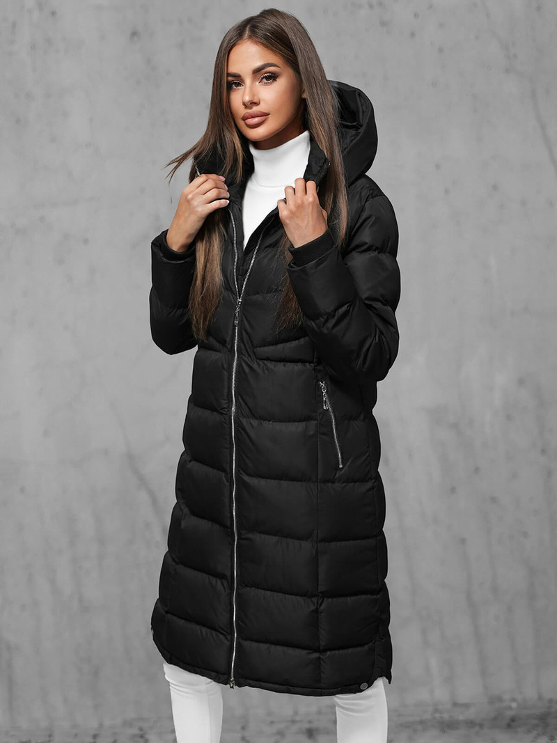 Дамско яке черно OZONEE JS/M736/392