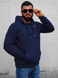 Мъжки суитшърт тъмнсиня OZONEE O/H1060