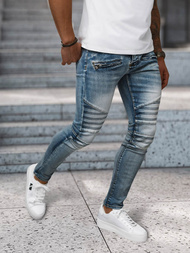 Мъжки дънки синьо OZONEE NB/MP0094BSZ