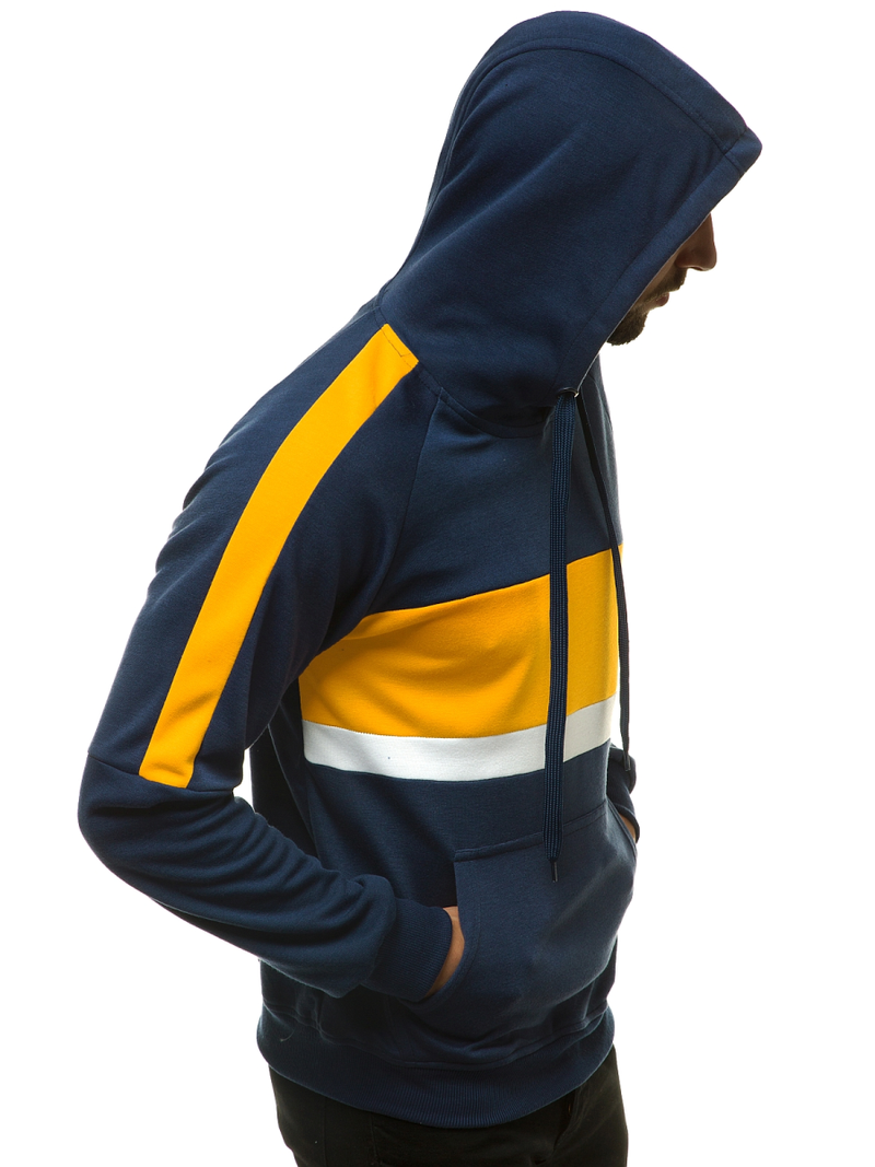 Мъжки суитшърт тъмносин OZONEE JS/JZ11062