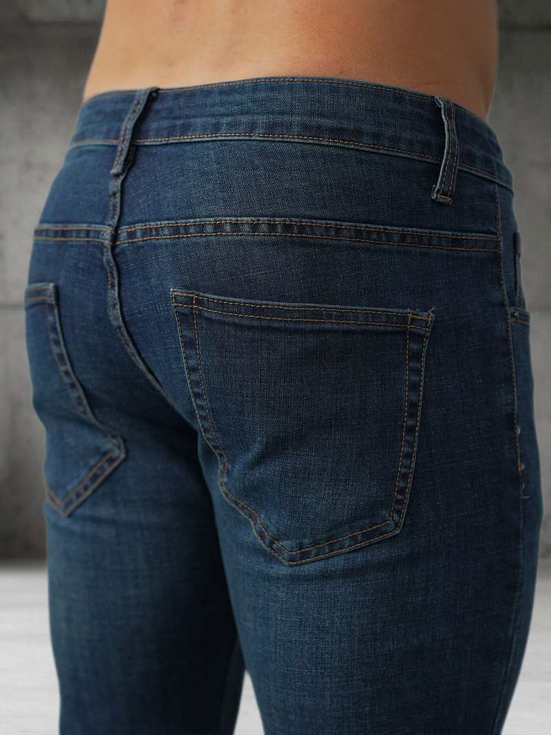 Мъжки дънки тъмно-синьо OZONEE O/JK2895A