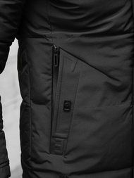 Мъжко яке черна OZONEE JS/M1966/392