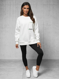 Cуитшърт бяла OZONEE O/SWE23022Z