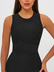 Спортен дамски сутиен черни OZONEE JS/17K596/3