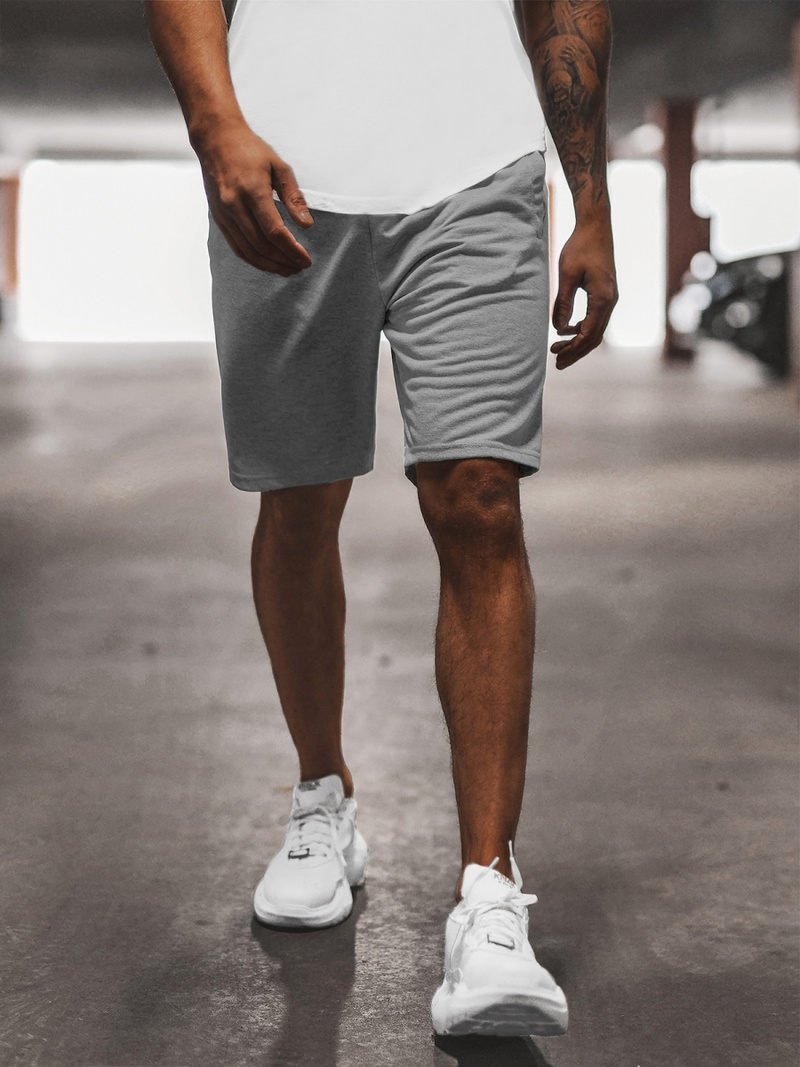 Мъжки панталонки сив OZONEE JS/8K100/2Z