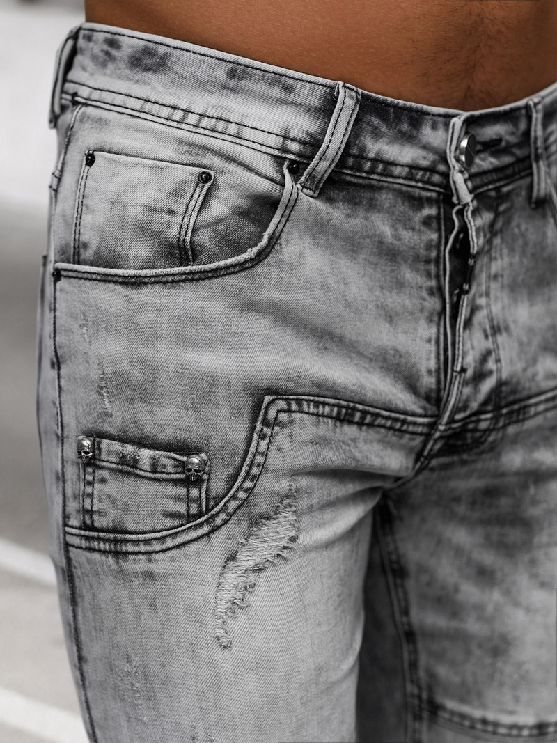 Мъжки дънки графитно OZONEE NB/MP0163N