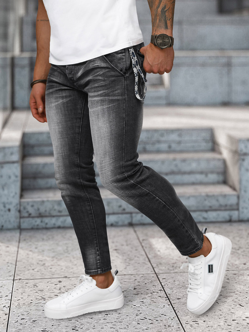 Мъжки дънки черни OZONEE NB/MP0091N