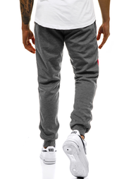 Мъжко долнище на анцуг графитно OZONEE JS/JZ11019