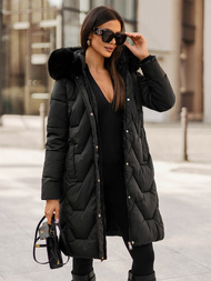 Дамско яке черно OZONEE JS/16M9202/392