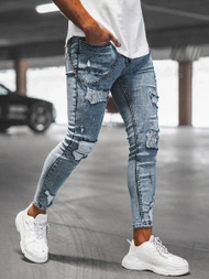 Мъжки дънки светлосиньо OZONEE DP/214