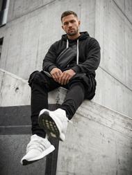 Мъжки суитшърт черно OZONEE O/G3065