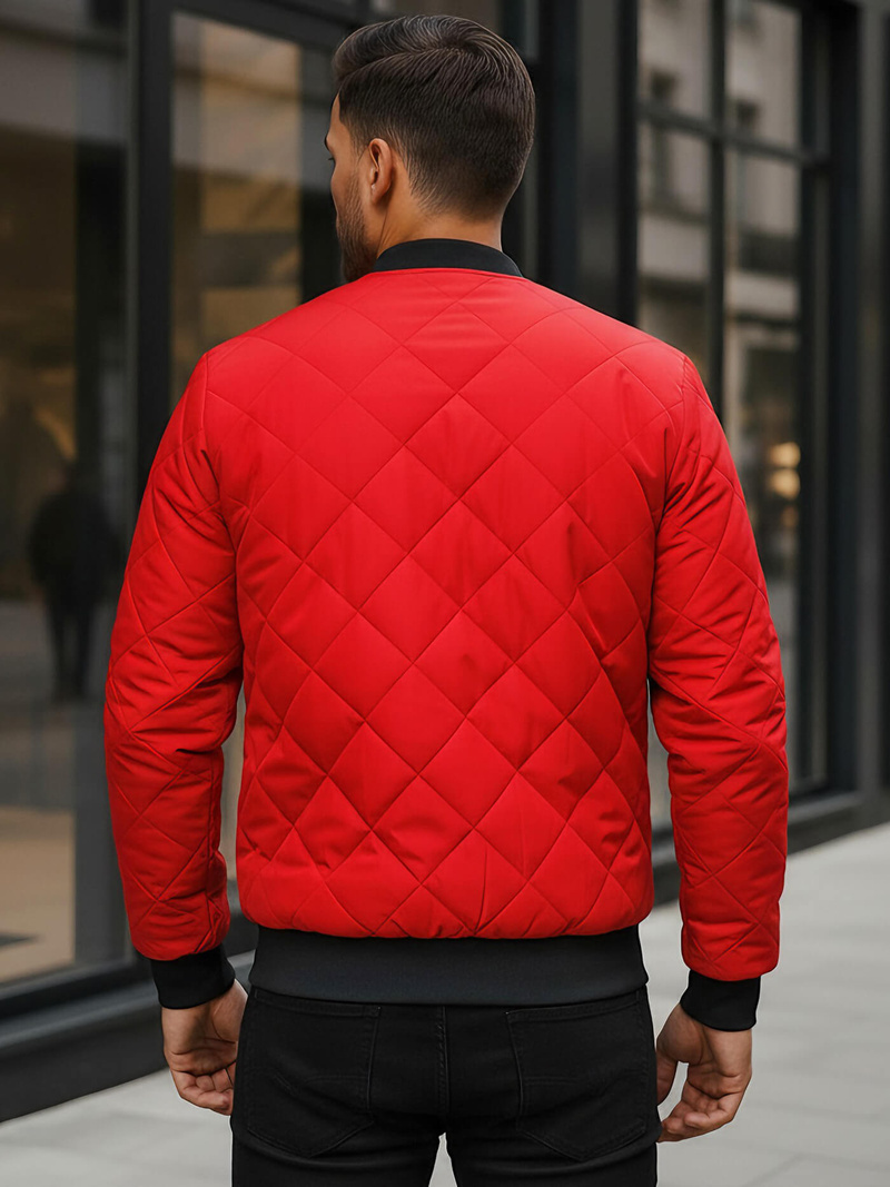 Mъжко яке червено OZONEE JS/MY01Z