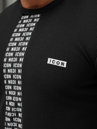 Мъжка тениска черен OZONEE O/B1211