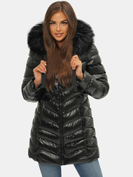 Дамско яке черна OZONEE JS/M778/392B