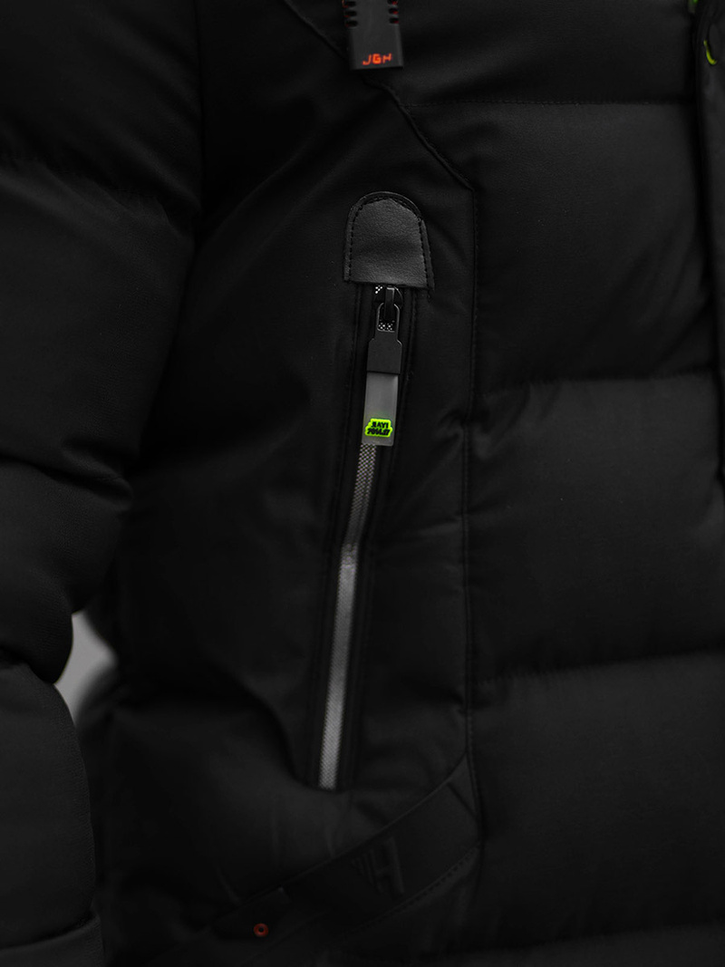 Зимно яке черно OZONEE JS/22M61/392