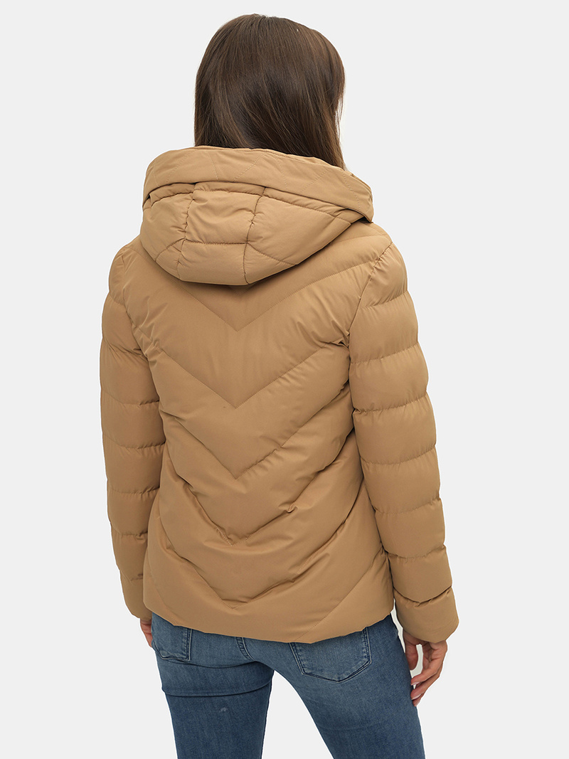 Дамско яке бежова OZONEE JS/M725/84