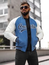 Мъжко яке синя OZONEE JS/84M3011/243Z