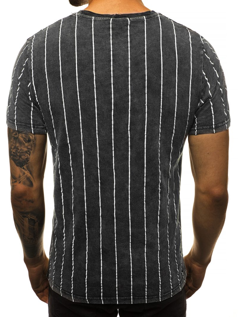 Мъжка тениска графитна OZONEE HFM/017