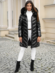 Дамско яке черна OZONEE JS/16M9100/392Z