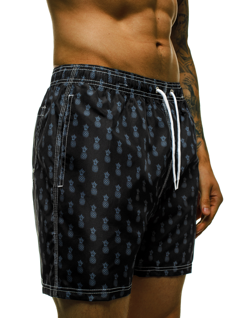 Мъжки плувни шорти черни OZONEE JS/ST021