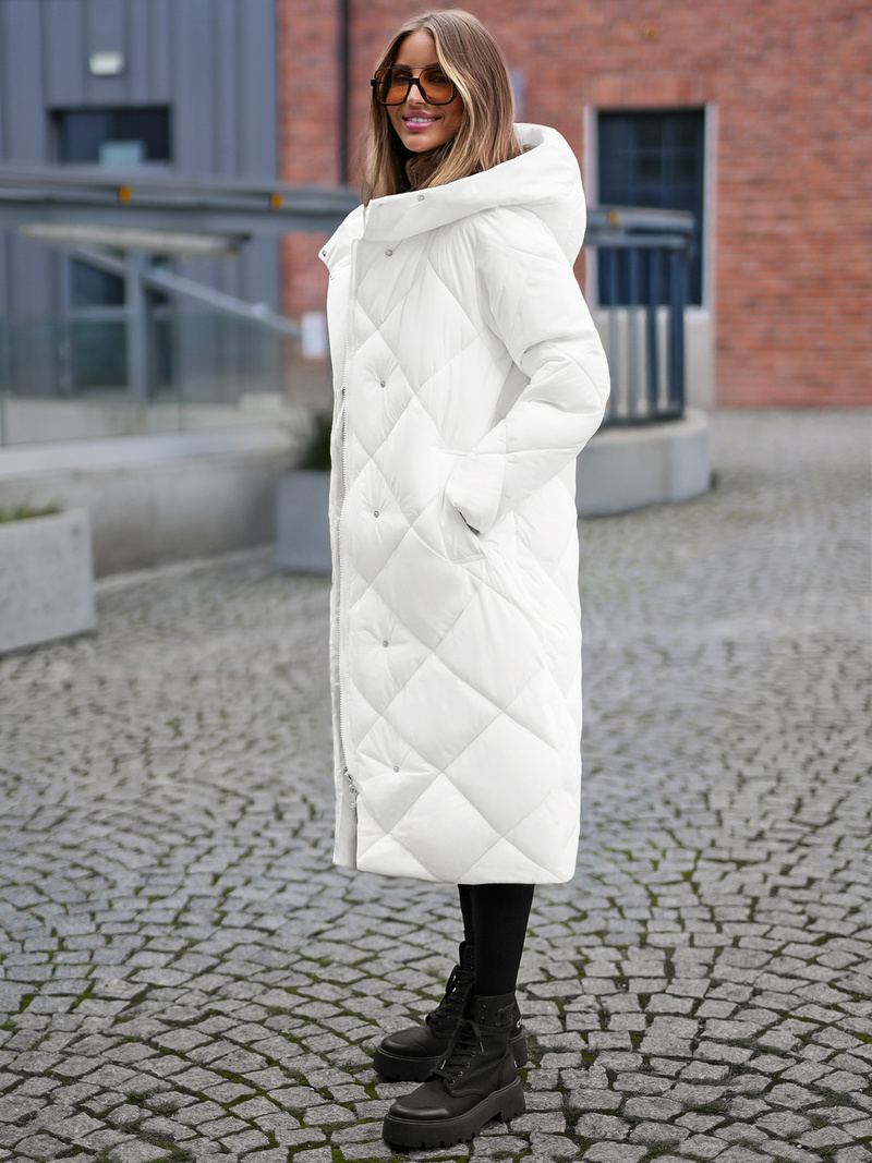 Дамско яке бял OZONEE JS/5M3173/281Z