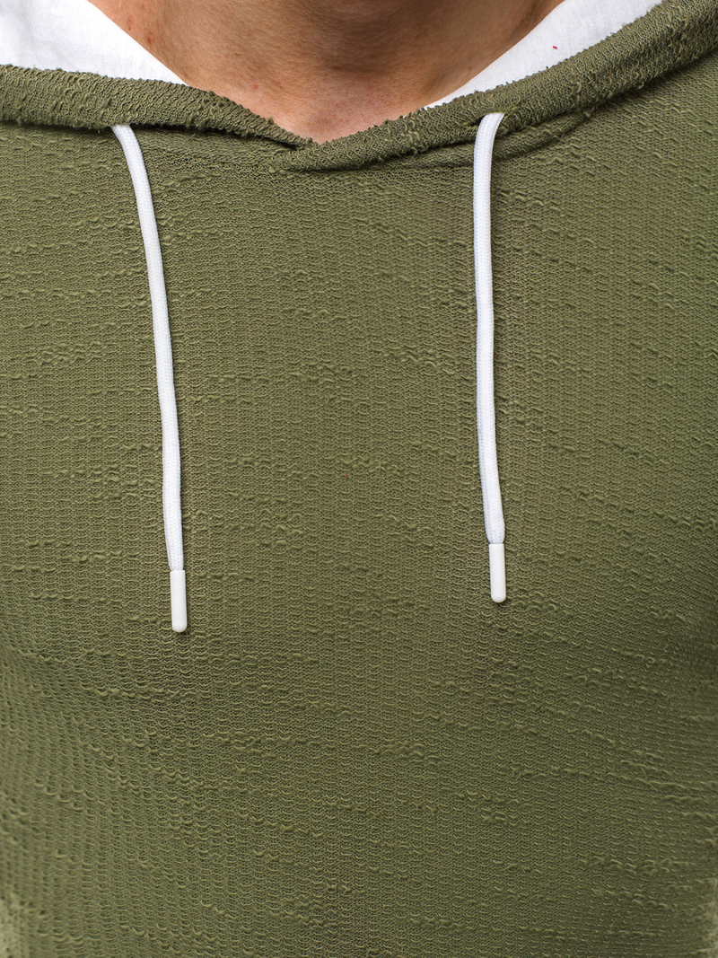 Мъжки суитшърт светлозелено OZONEE O/1252