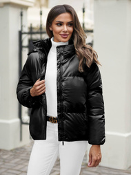 Дамско яке черно OZONEE JS/5M3185/392Z