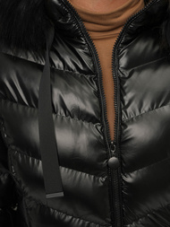 Дамско яке черна OZONEE JS/M778/392B