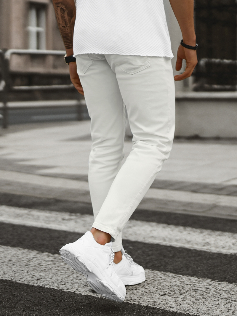 Мъжки дънки екрю OZONEE E/5171/01