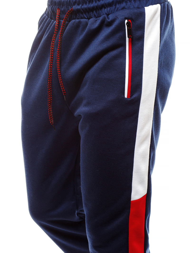 Мъжко долнище на анцуг тъмносиньо OZONEE JS/JZ11027Z