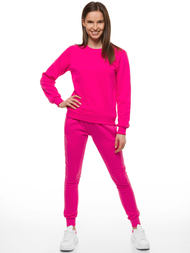 Дамски долнища на анцуг розово OZONEE JS/CK01