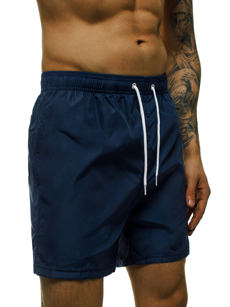 Мъжки плувни шорти тъмносиньо OZONEE ST019-3