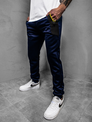 Мъжко долнище на анцуг тъмносиньо OZONEE JS/JZ11020Z