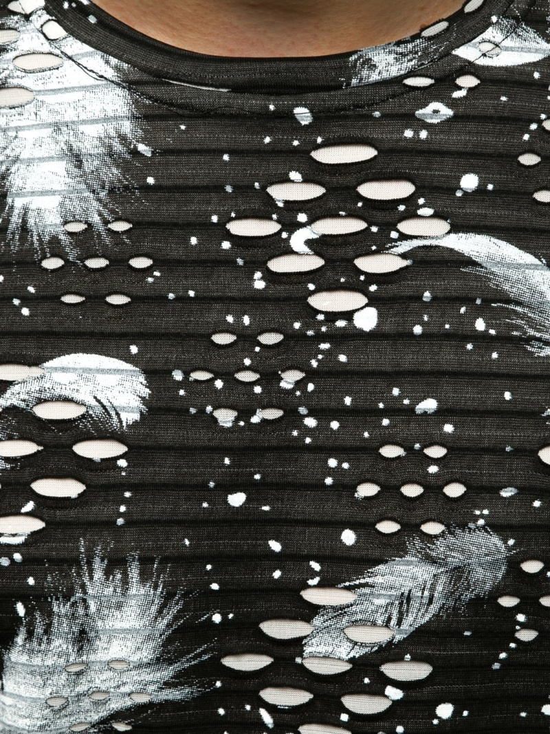 Мъжка тениска черен OZONEE JS/KS2111