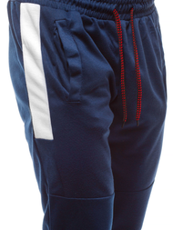 Мъжко долнище на анцуг тъмносиньо OZONEE JS/JZ11021Z