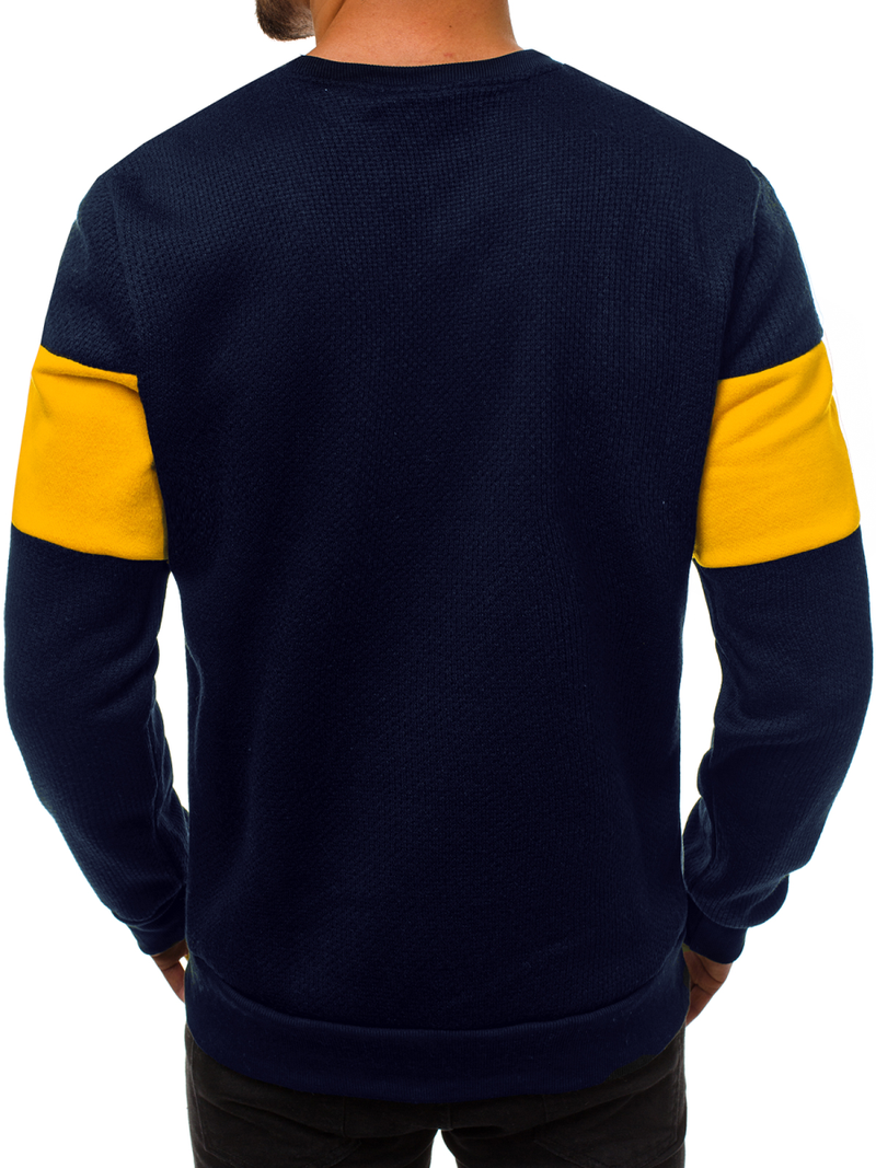 Мъжки суитшърт тъмнсиня OZONEE JS/KS1901Z