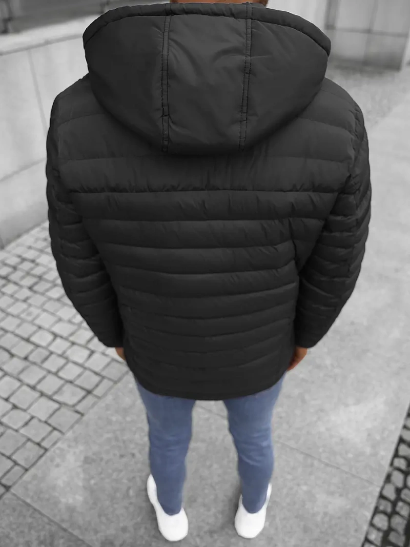 Мъжко яке черно OZONEE JS/M792/392