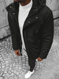 Мъжко яке черна OZONEE JS/M717/392