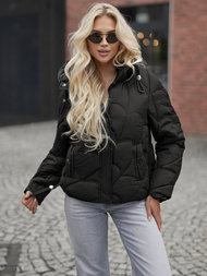 Дамско яке черно OZONEE JS/5M3336/392Z