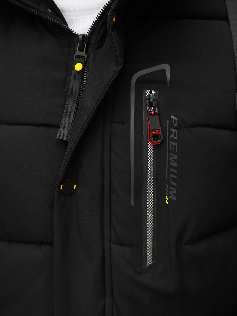 Зимно яке черно OZONEE JS/22M60/392